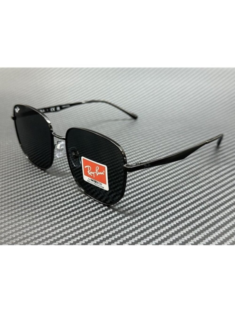 New Ray-Ban Men Black Sunglasses 57-18-145